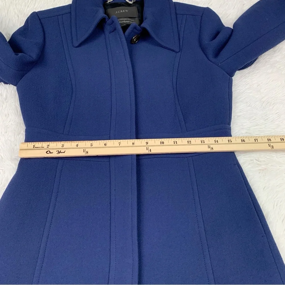 J Crew Classic lady day coat in Italian double-cloth wool with Thinsulate - Picture 4 of 11